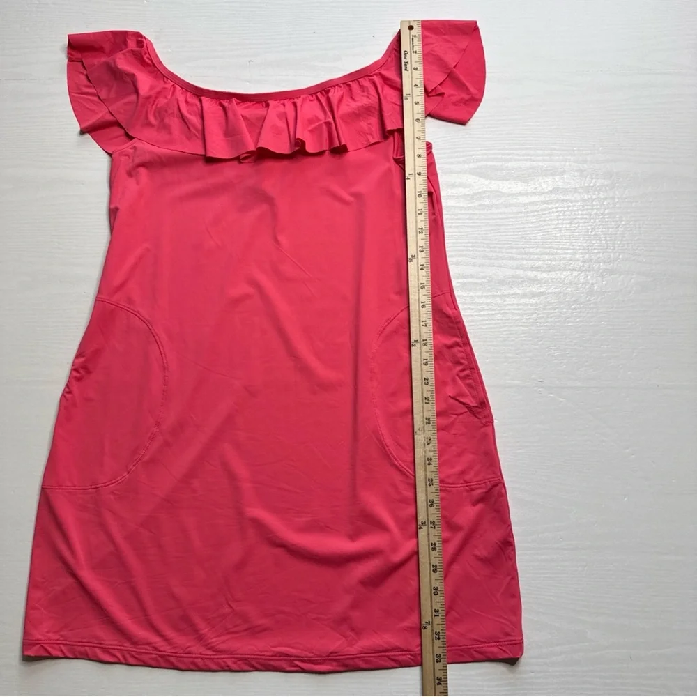 Tommy Bahama Pearl Off The Shoulder Spa Dress Womens Large Pink - Picture 3 of 15